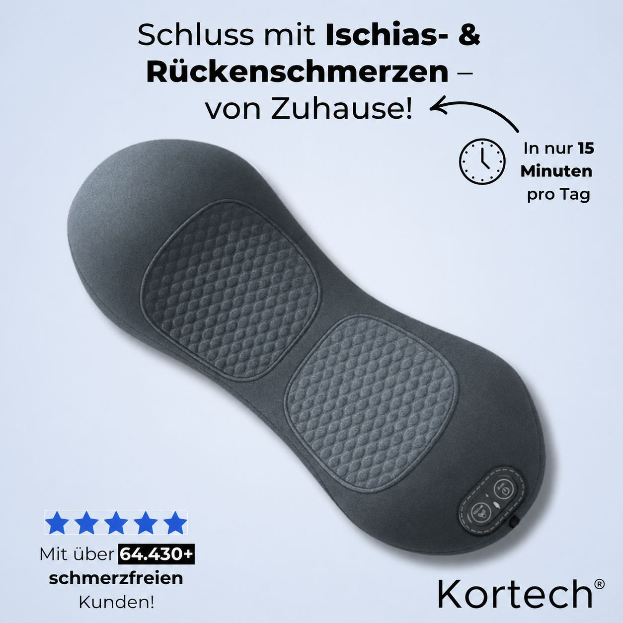 3-Zonen Rückenwohl Tiefenmassagegerät