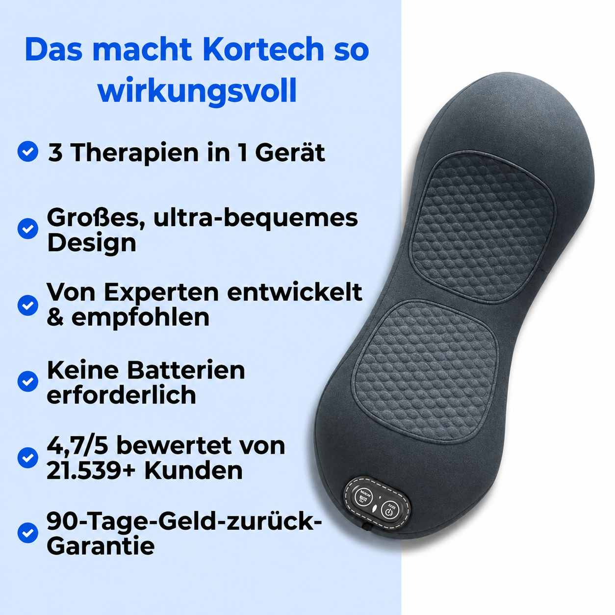 3-Zonen Rückenwohl Tiefenmassagegerät
