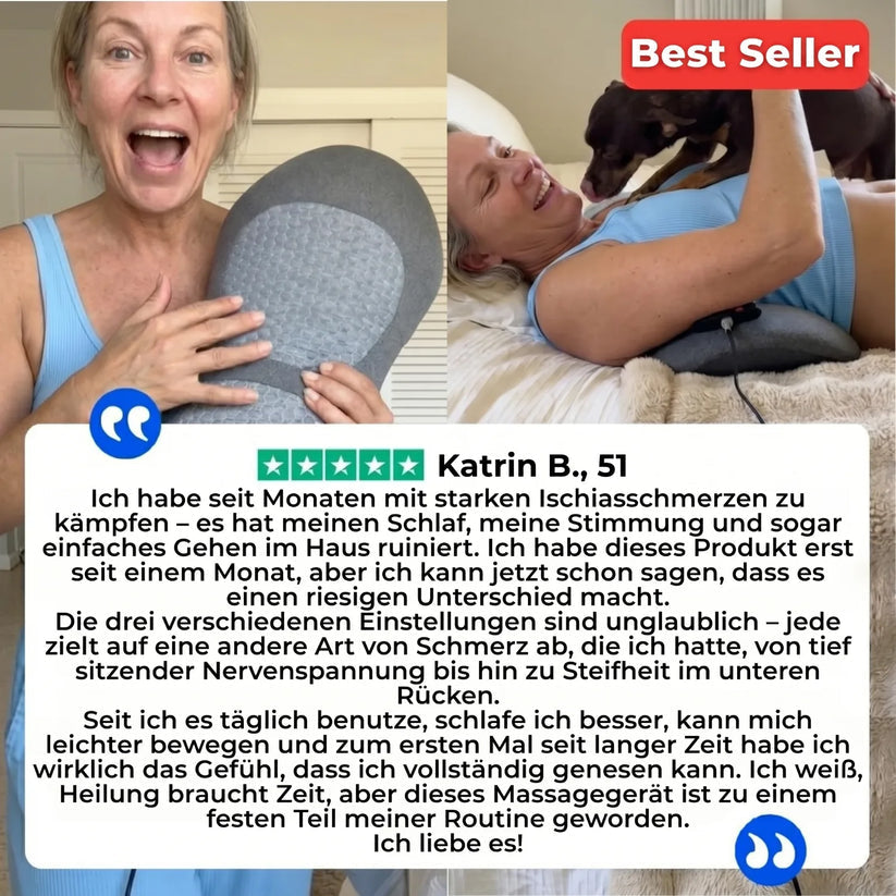3-Zonen Rückenwohl Tiefenmassagegerät