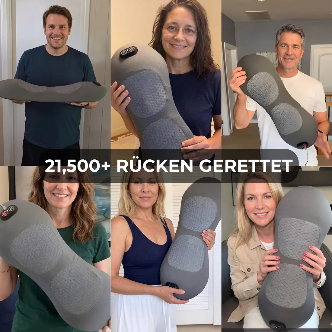 3-Zonen Rückenwohl Tiefenmassagegerät