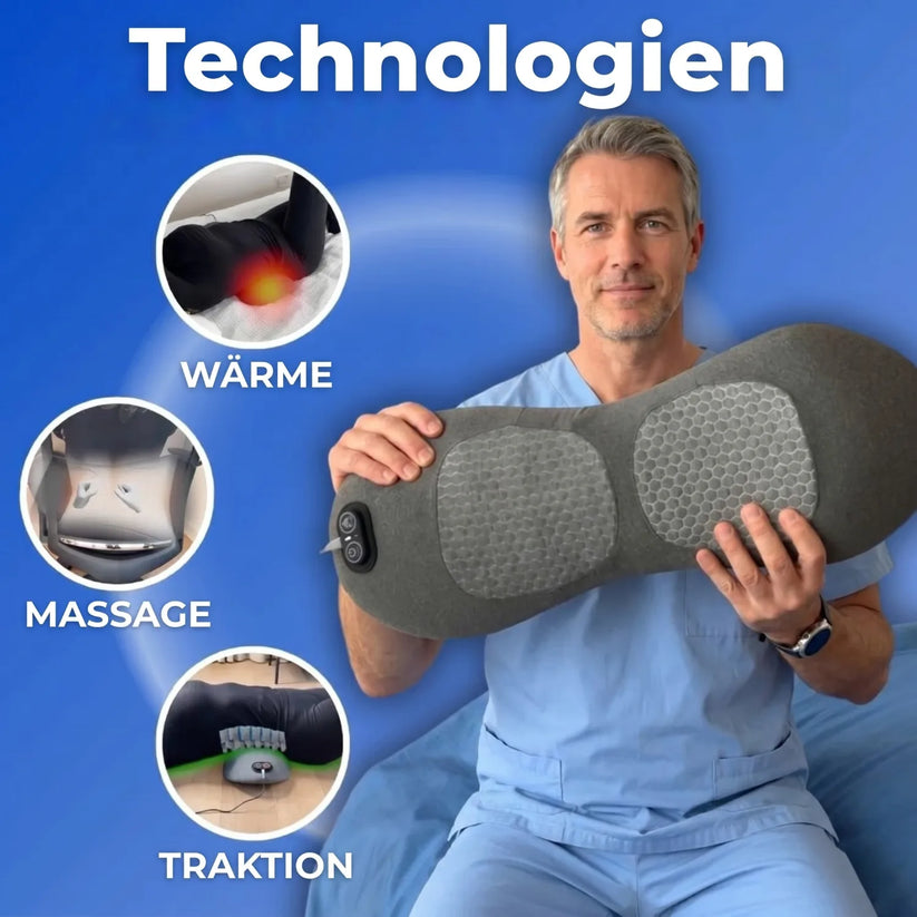 3-Zonen Rückenwohl Tiefenmassagegerät